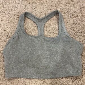 Prana Heather Gray Sports Bra and short bundle